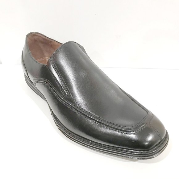 TASSO ELBA Mann Black Dress Loafers - Picture 1 of 5